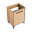 Meuble-lavabo de 24 po sans lavabo supérieur - Armoire élégante au design américain, bois d'ingénierie pour rangement moderne