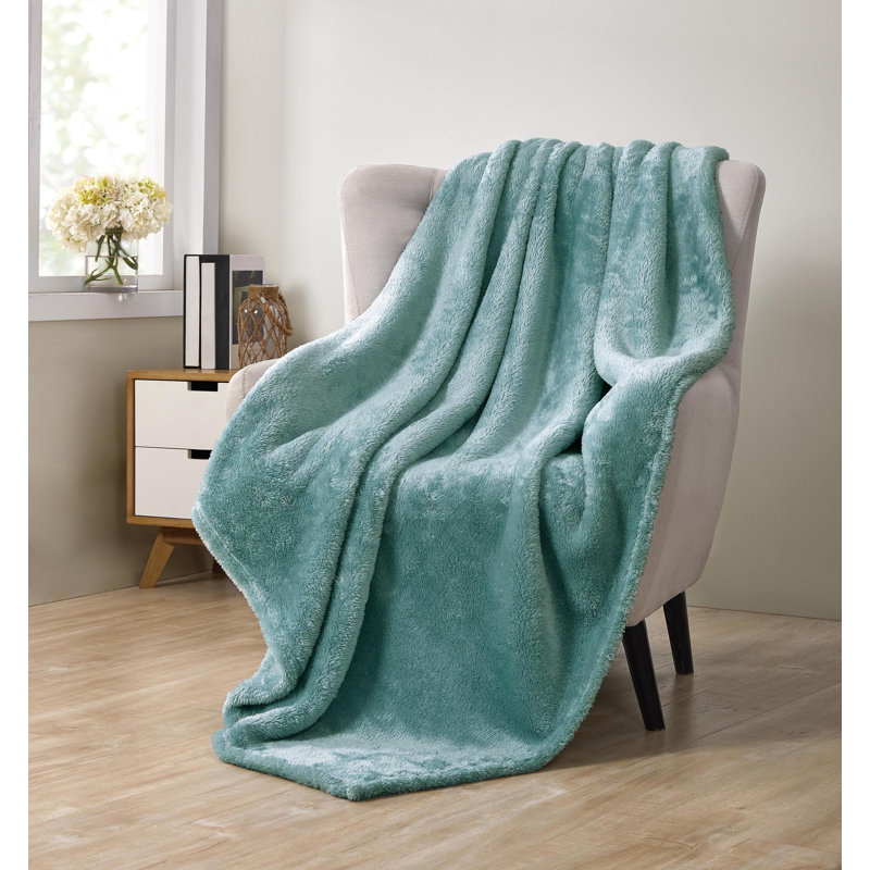 Adrianna Throw Blanket, Teal, 50 x 60