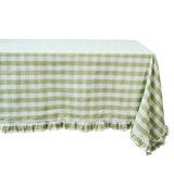 Gingham Ruffle 18" x 90" Table Runner