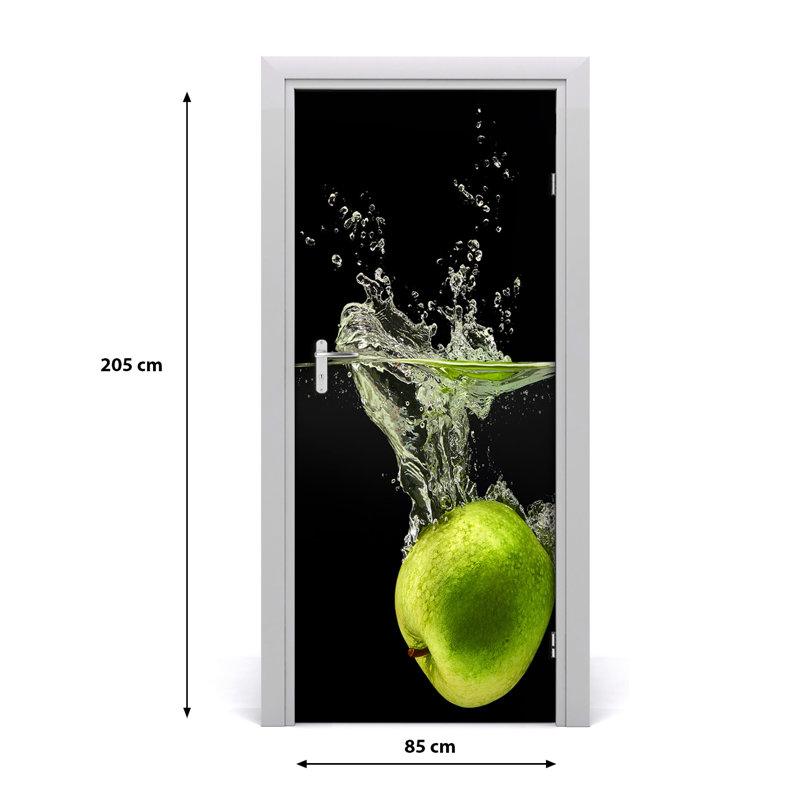 Green Apples Door Decal