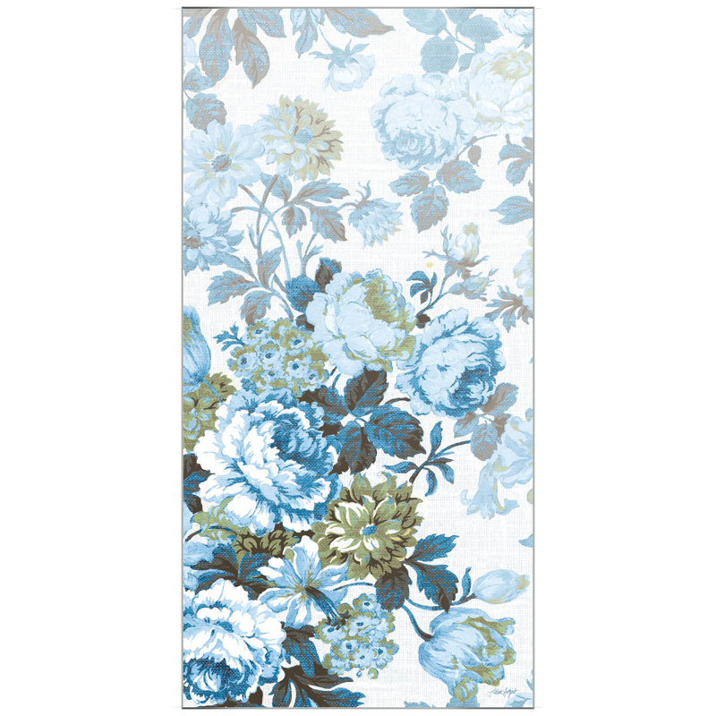 "Chou rose" par Lillian August - peinture sur toile avec cadre flottant