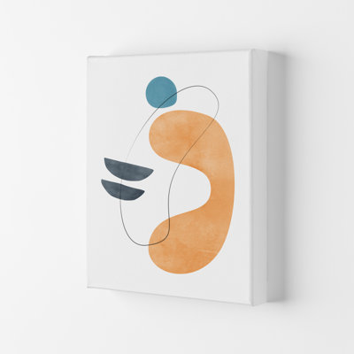 Abstraction With Grey Lines V - Print