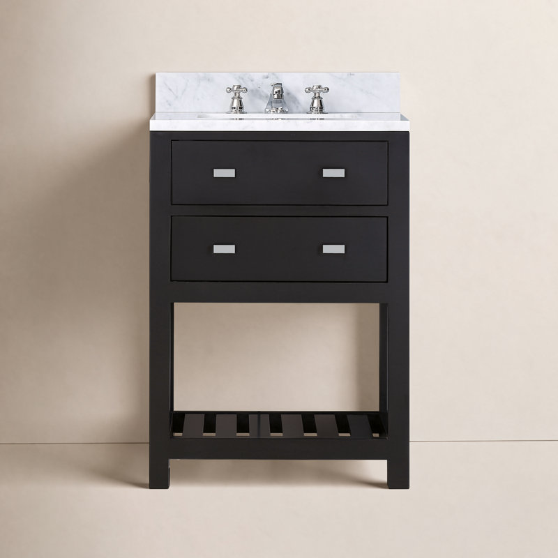 Madalyn 24" Single Sink Bathroom Vanity Set, Espresso, Faucet Included