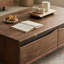 Table de bout basse en noyer noir-107602088