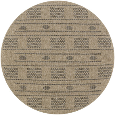 Tapis intérieur / extérieur gris anthracite Joleigha