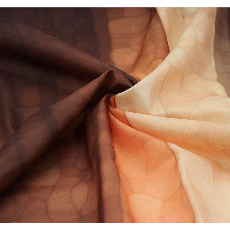 Polyester Shower Curtain Set, 182.9cm H x 91.4cm W, Brown