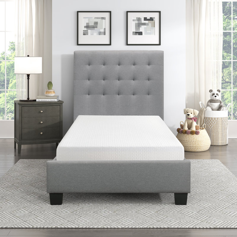 Mokszycki 8" Modern & Contemporary Gel-Infused Memory Foam Mattress with Tencel Mattress Cooling Gel-Infused Foam, Breathable Tencel Cover