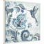 «Watercolor Boho Blue Hummingbird II» par Tre Sorelle Studios, reproduction d'art sur toile encadrée-109519575