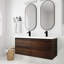 Ensemble de meuble-lavabo double mural 47,6 po Danyia