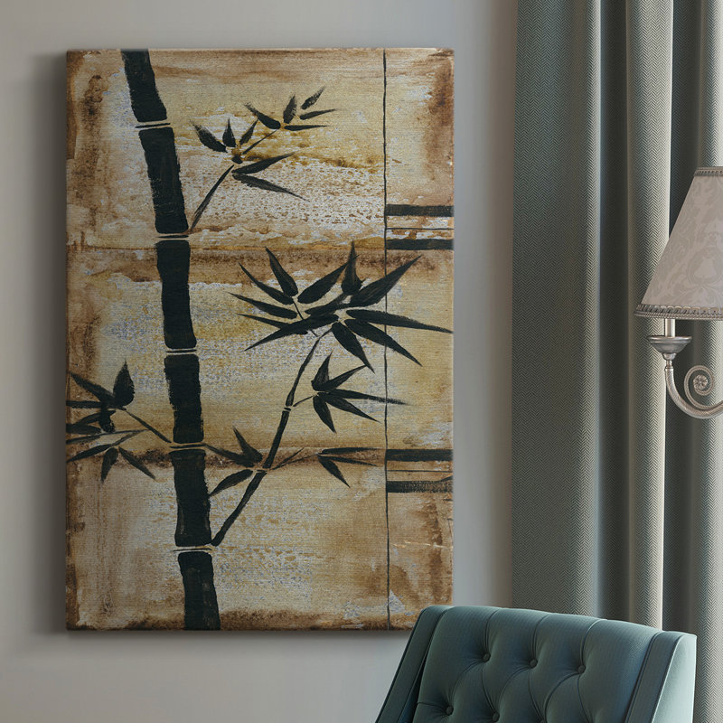 «Patinaed Bamboo I», impression sur toile tendue, H 18 po x l 12 po x P 1,5 po