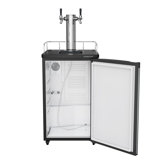 Réfrigérateur à bière grande capacité à double robinet 4,9 pi³