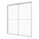 60'' - W x 70'' H Door Semi-Frameless Shower Door with