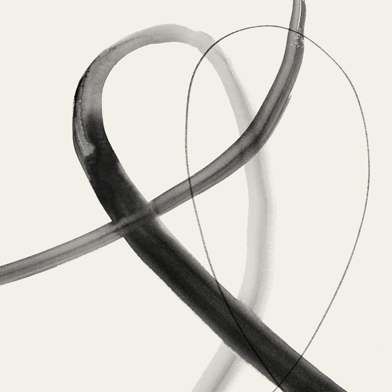 Heartbeat Note IV Print by Barclay Butera, 20" H x 20" W, Glass Coat