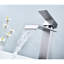 Robinet de salle de bain noir mat à poignée simple avec drain escamotable, acier inoxydable, débit d'eau stable, installation rapide pour éviers sans trop-plein-125170488