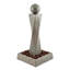 Outdoor Concrete / Cement Column Fountain with Lights