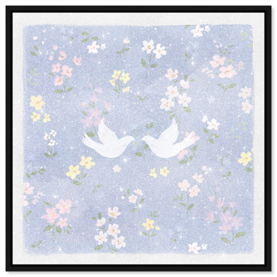Love Doves Print by Oliver Gal