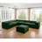Large Modular Sectional Sofa Sectional Couch With Storage Chenille Sectional Sofa For Living Room, Cylindrical Backrest And Armrests 6 Seats-738524715