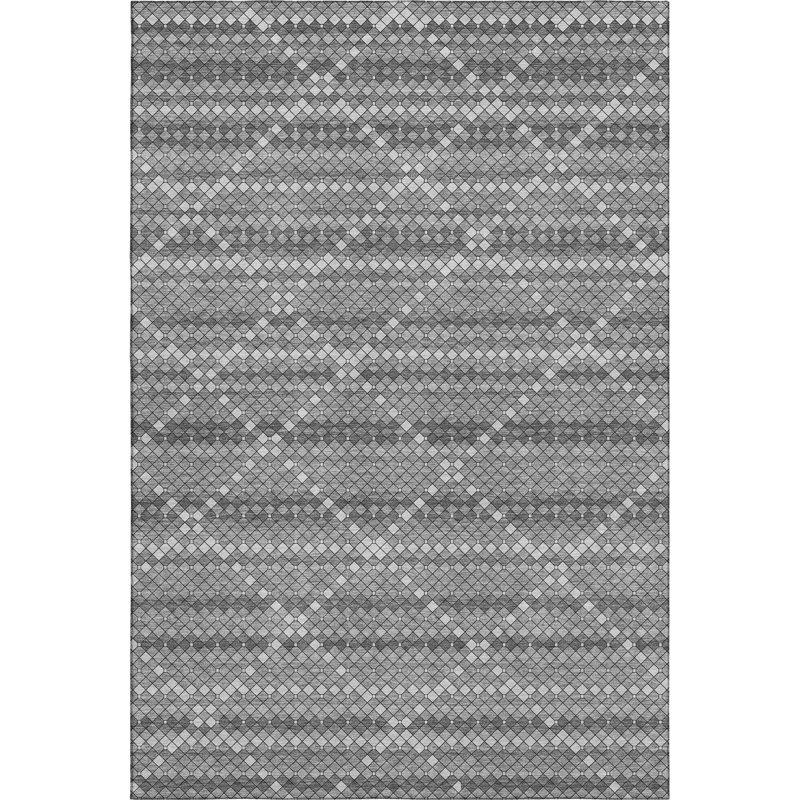 Premium Machine Washable Elize AMF1436 Lattice Rug, Rectangle 10' x 14'