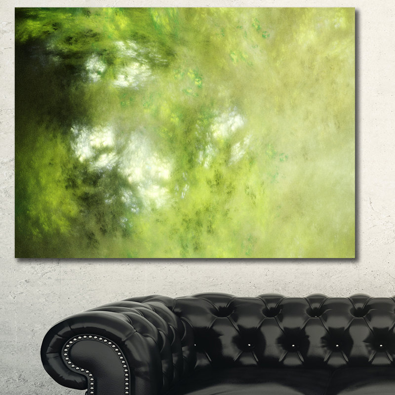«Blur Green Sky with Stars», impression sur toile tendue, H 30 po x l 40 po x p 1 po