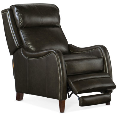 Sulema Leather Manual Push-Back Recliner by Hooker Furniture