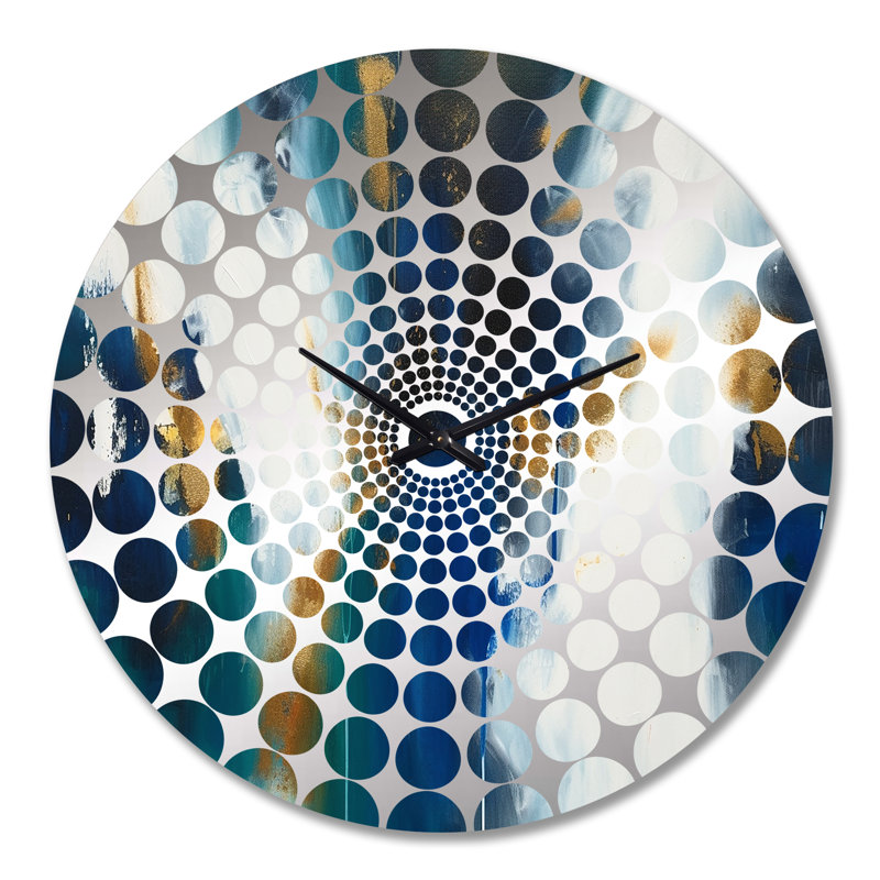 Gricel - Horloge murale peinture abstraite, Très grand
