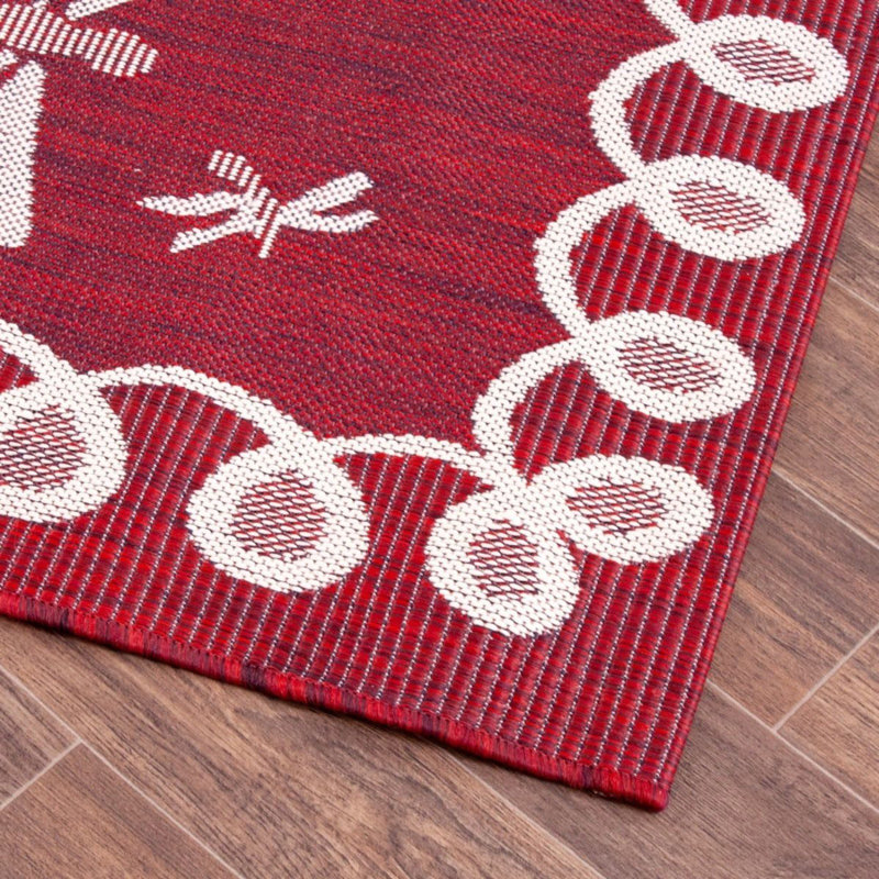 Anterius Abstract Indoor / Outdoor Area Rug, Runner 60 x 120cm