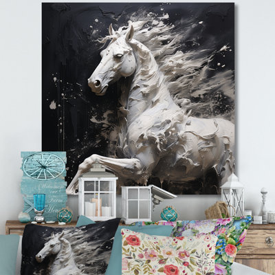 Cheval au galop minimalisme