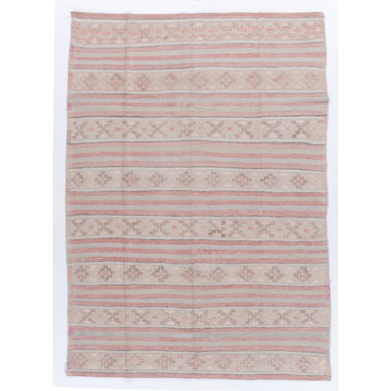 One-of-a-Kind 5'11" X 8'3" Flatweave Area Rug