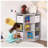 Corner Cabinet, Cubby Toy Storage Organizer, Bookshelf Unit with Baskets-548578732