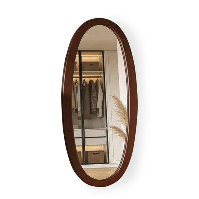 Oval Manufactured Wood Full Length Mirrors