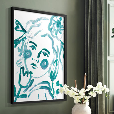 Budding Flower IV Framed Print - Solid Wood