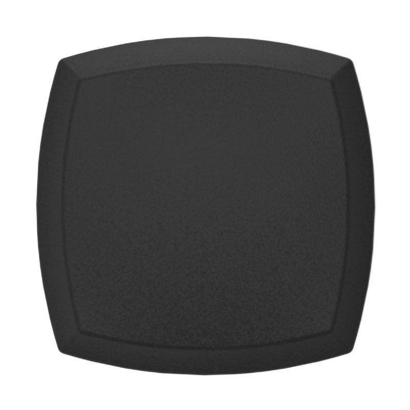 Square Satin Black Solid Brass Cabinet Knob
