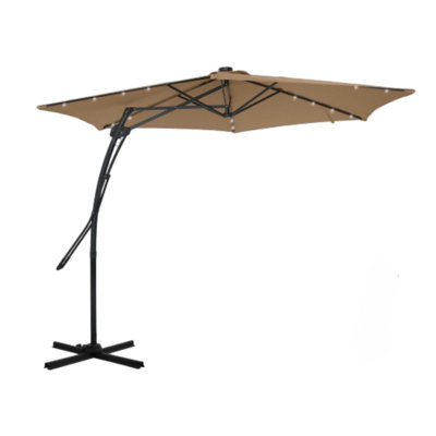 Parasol lumineux en porte-à-faux 10 pi Dantez