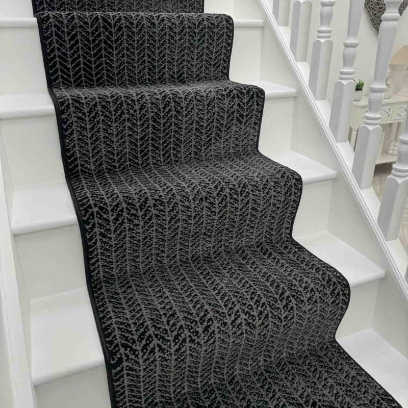Stair Runner Solid Colour Area Rug, Runner 70 x 630 cm