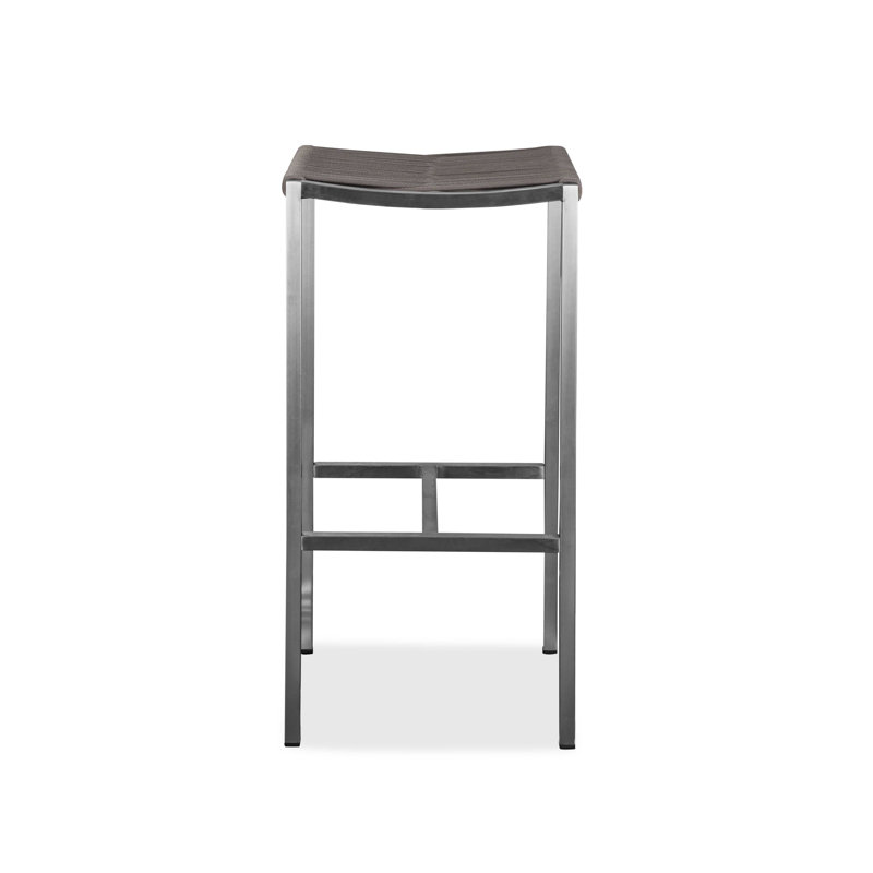 Tabouret de bar de patio en acier inoxydable Akanke