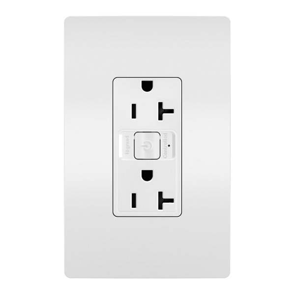 Legrand adorne with Netatmo 20 Amp Smart Duplex Outlet, White