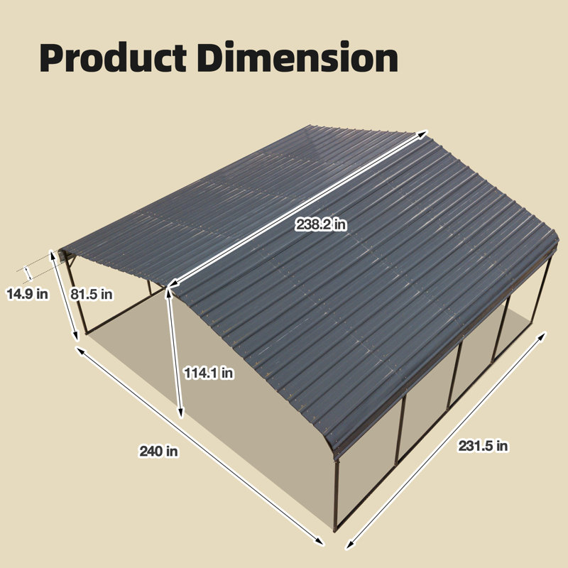 20 pi L 20 pi. D Carport