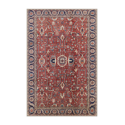 Tapis oriental brun / noir / beige