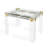 Pierre Interlude 40'' L Glass Backgammon Game Set