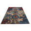 Tapis bleu marine et rouge de haute qualité noué à la main
