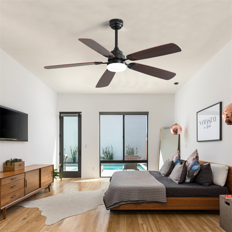 Ventilateur de plafond 52 pouces Classics, Noir