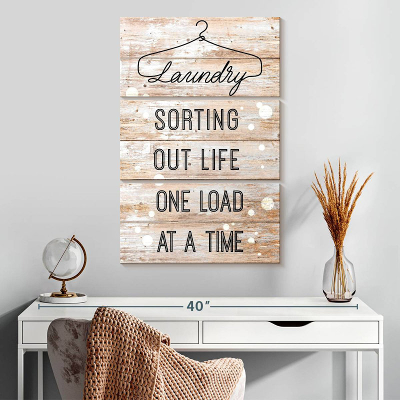 Kema Laundry Quote, 32" H x 20" W