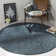 Ferrera Striped Handwoven Dark Blue Rug