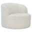 Elle Upholstered Swivel Side Chair