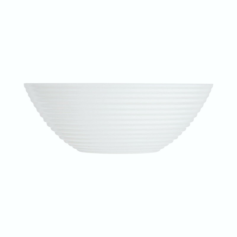 Luminarc Harena Glass Salad Bowl, White
