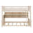 Bunk Bed Featuring Built In Shelving, Color Changing  Lights and Pegboard-1581831091-1581831096