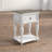 Colchester 1 - Drawer Nightstand in Antique White/Brown