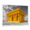 Reproduction d'art mural jaune et gris Lincoln Monument