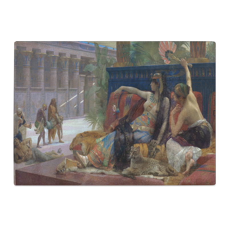 Cleopatra by Alexandre Cabanel Chopping Board, 0.4cm H x 28.5cm W x 39cm L
