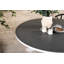 Doney Round Glass Outdoor Dining Table - 140 cm W 140 cm D